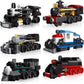 6 in 1 Steam Trains Building Block Set – 463 Pcs