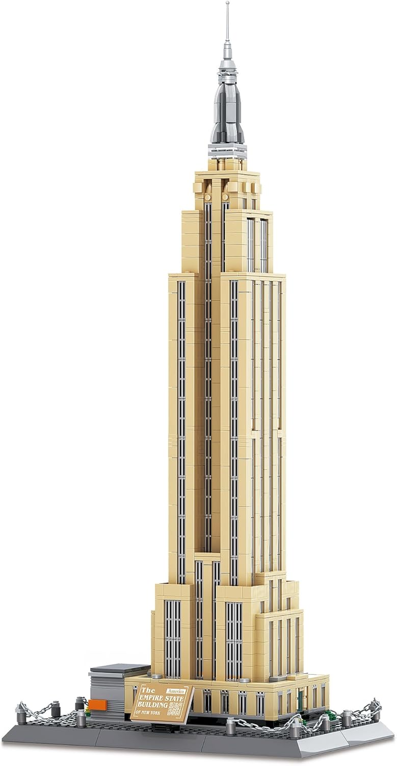 Empire State Building Block Set - 1,993 Pieces