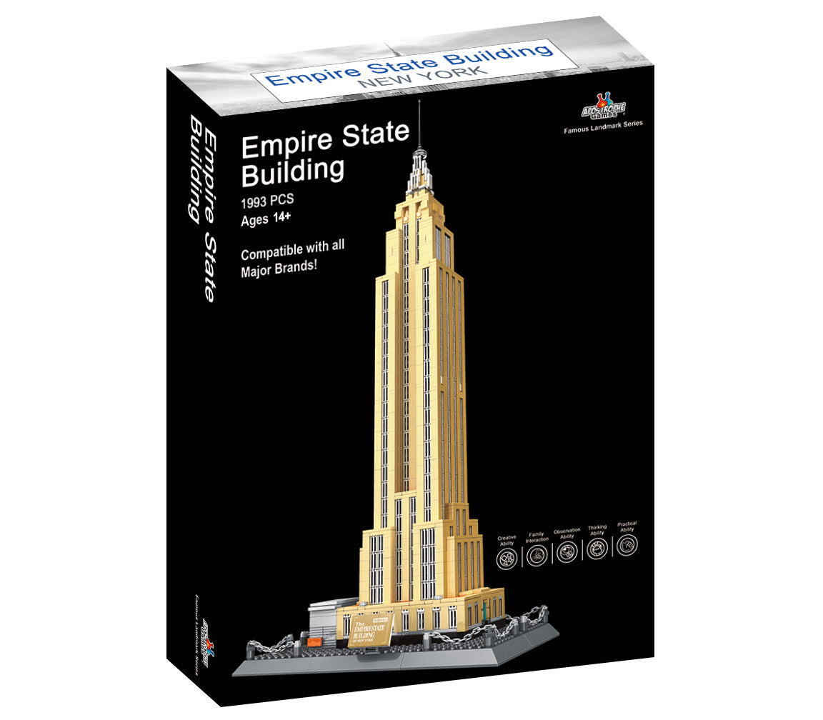 Empire State Building Block Set - 1,993 Pieces