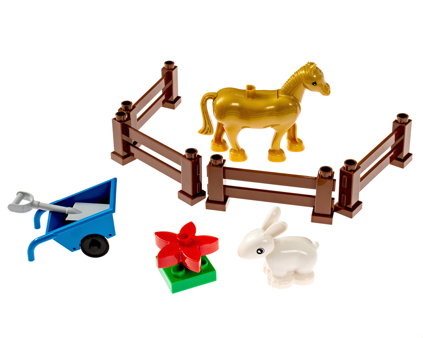 Farm Animals Building Block Set 24 Pieces Apostrophe Games