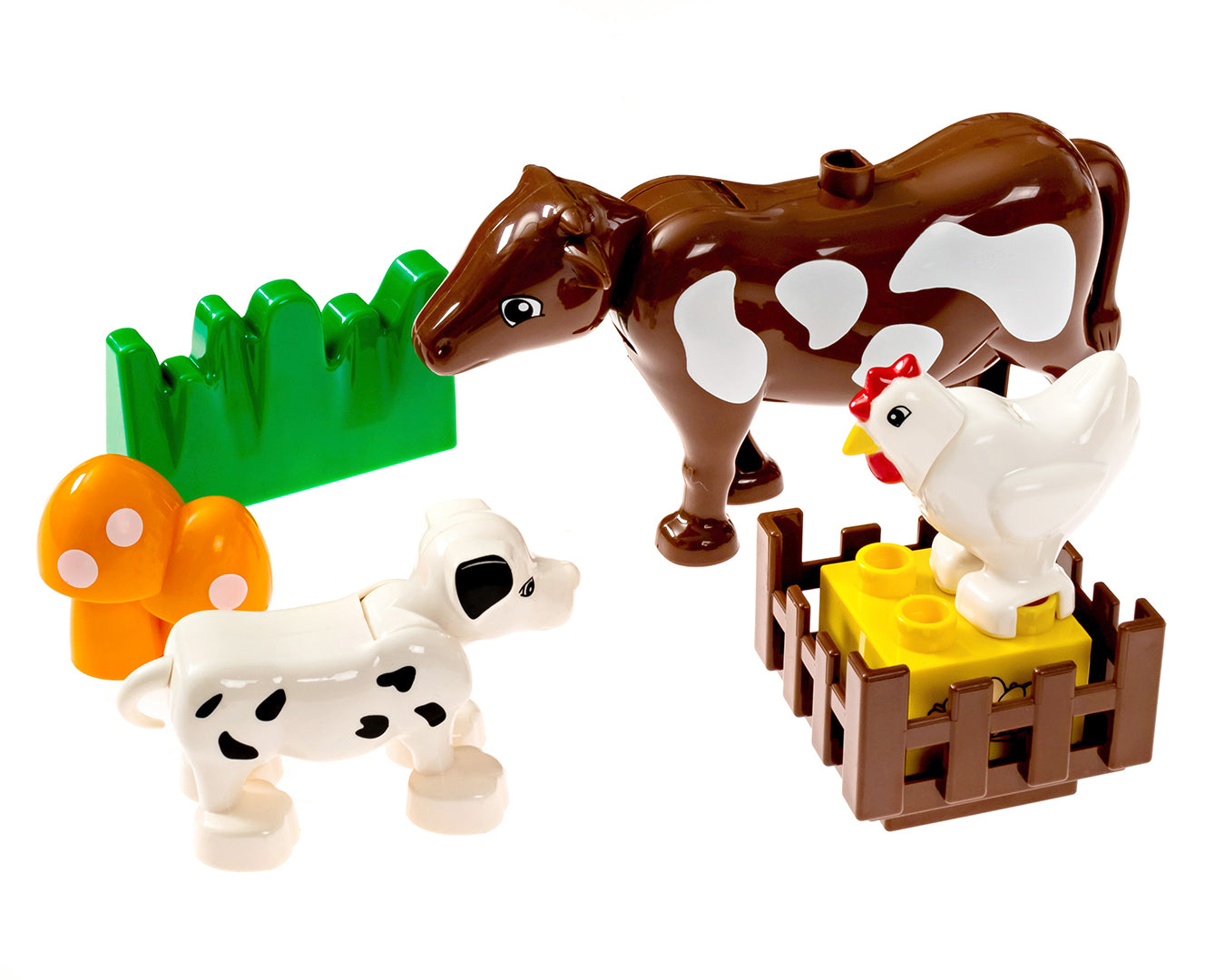 Farm Animals Building Block Set 24 Pieces Apostrophe Games