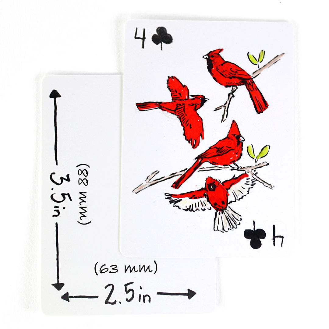 1ST Playing Cards V4 Red 